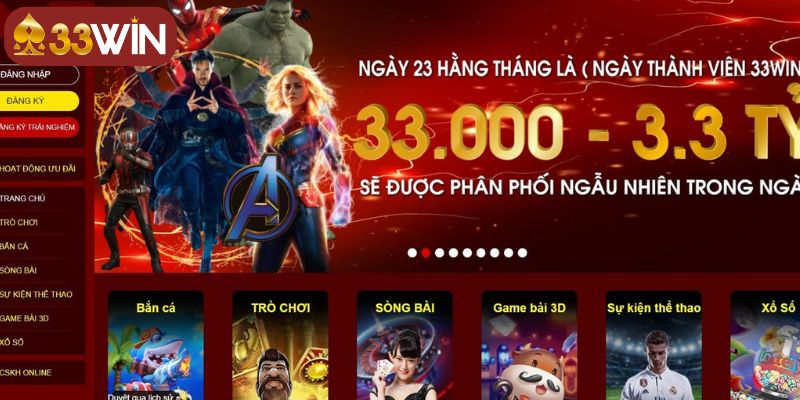 Giao diện trang web mới mẻ hiện đại